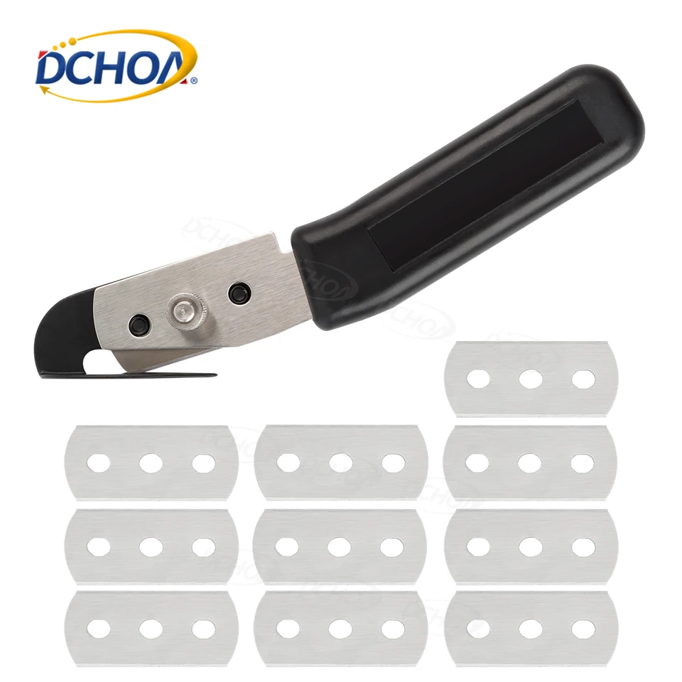 

DCHOA News Vinyl Film Wrapping Paper Cutter Knife +10Pcs Blades Car Sticker Cutting Tools Utility Knife