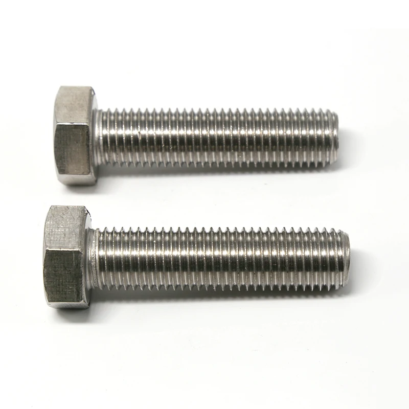 
High Quality DIN933 DIN931 INOX Stainless Steel Hex Head Bolt 
