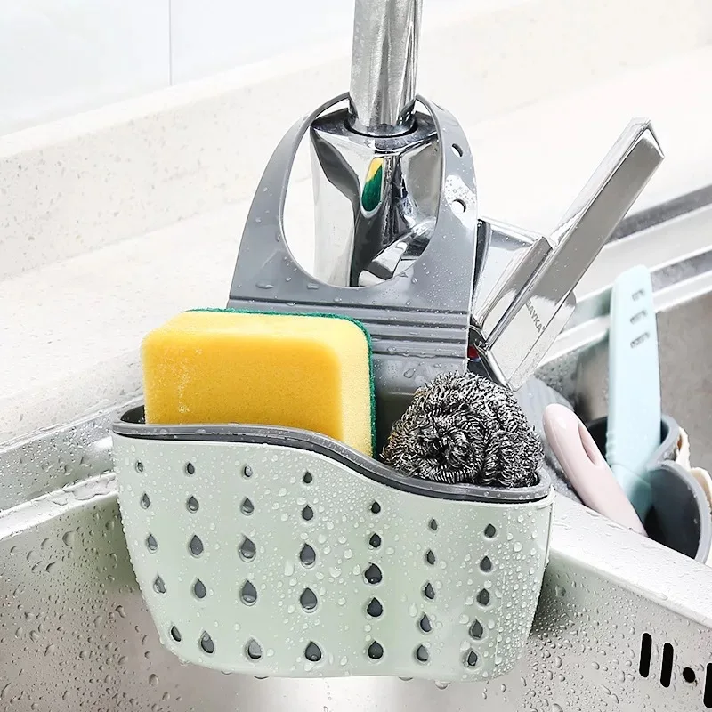 

2022 Hot Sale Kitchen Sinks Draining Shelves Hanging Basket Sponge Storage Racks for Multi-functional Suction Sink