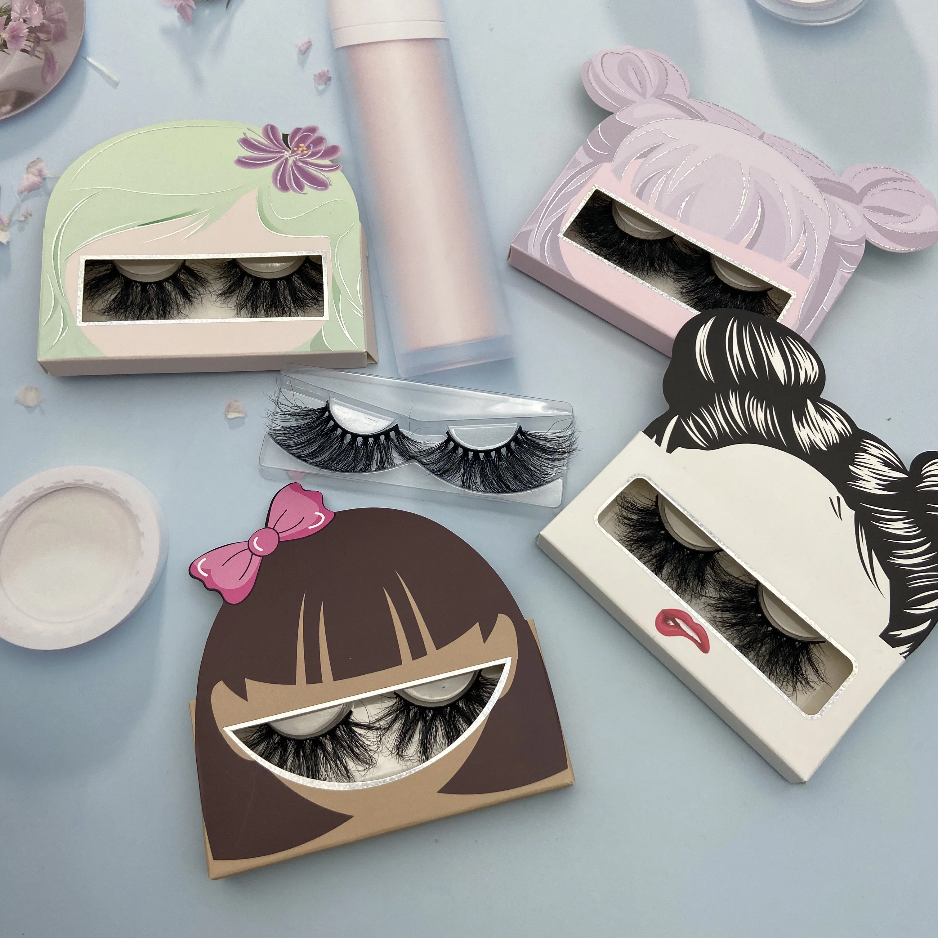 

Wholesale various models of natural handicraft 3d mink false eyelashes