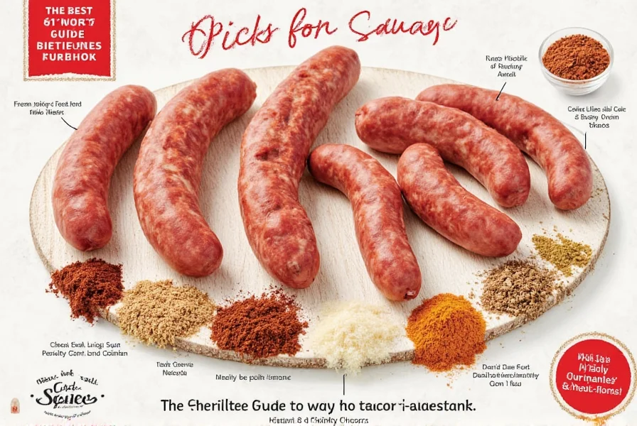 Charcuterie board with sausage