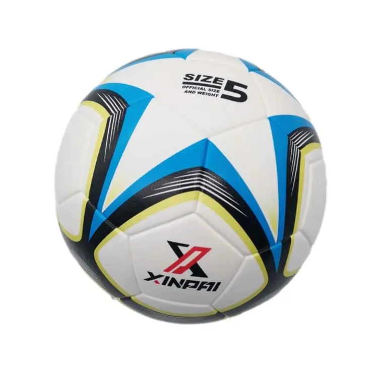 

Ball Sporting Goods Train Ballon De Foot En Cuir Futsal Customized Laminated Thermal Bonded Soccer Balls Footballs, Colorful
