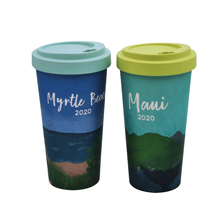 

New Products Biodegradable Bamboo Fiber Coffee Mug Hot Selling biodegradable bamboo fiber coffee cups, Can customize all kind of colors