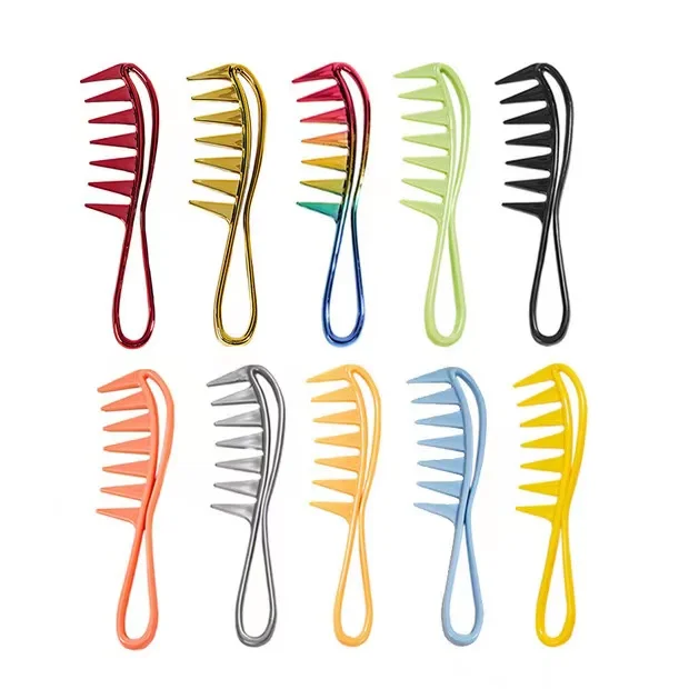 

Multicolor Wide Tooth Comb Styling Comb Household Comb