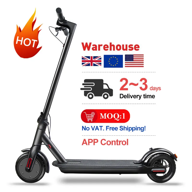 

EU US Warehouse M365pro 350W 8.5inch 7.5Ah 25KM escooter foldable 2 wheel adult Electric Scooter with APP