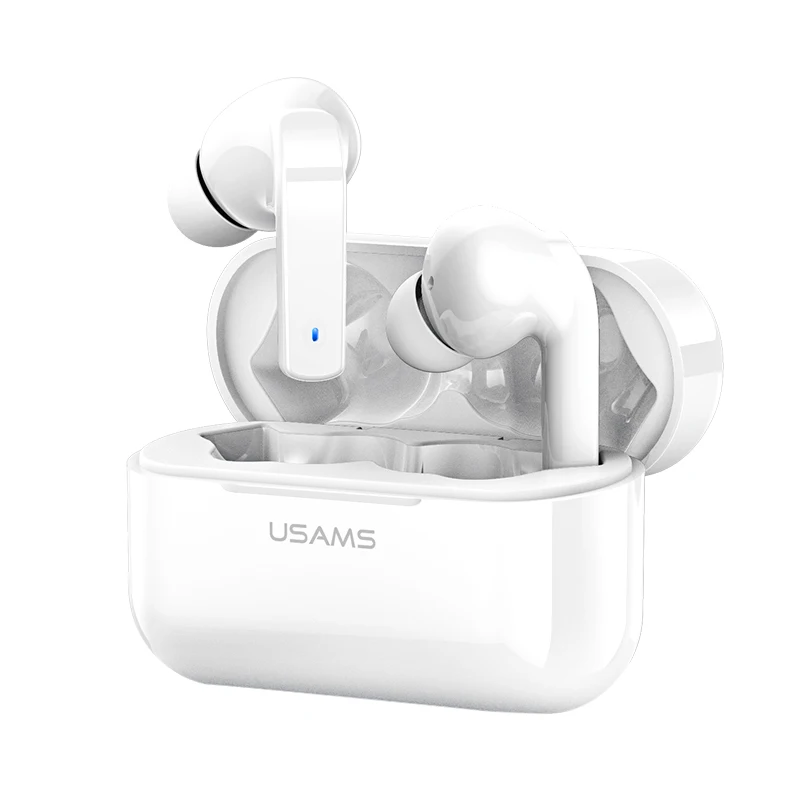 

USAMS Active Noise Cancelling Wireless Earbuds TWS BT5.0 Headphones ANC in-Ear Earbuds with Charging Case