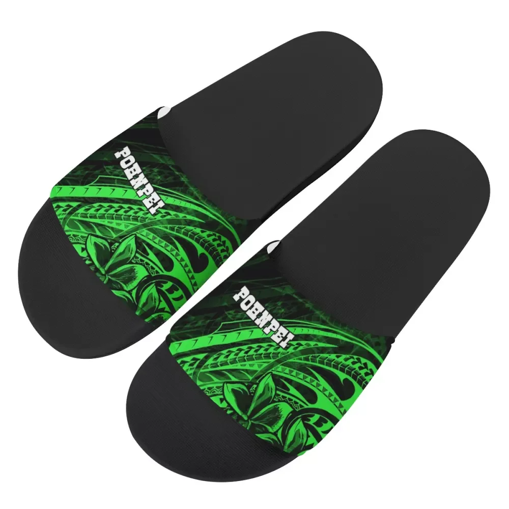 

Customized Retro Slippers Polynesian tribal design pohnpei slippers Convenient Bedroom Winter Slippers Non Slip Indoor sandal, Customized color