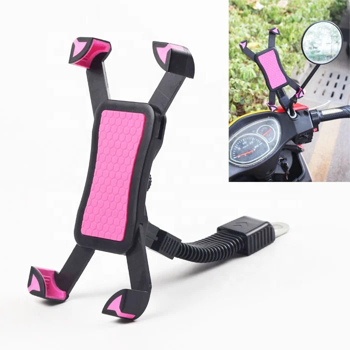 

Mobile Phone Holder Bracket Electric Car Motorcycle Scooter Universal Multi-functional Rearview Mirror Phone Holder