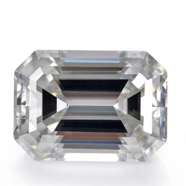 

moissanite emerald cut octagon shape 10x12mm high quality moissanite stone, Lasting long