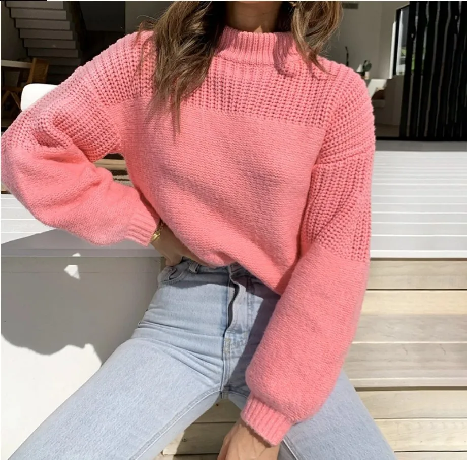 

2020 new arrivals autumn collection women new fashion long sleeve design sweater pullover for ladies
