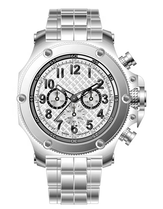 

OEM and ODM Mens Unique Water Resistance Watch Custom Stainless Steel Case and Strap Modern Wristwatches Sport, Customized colors accepted