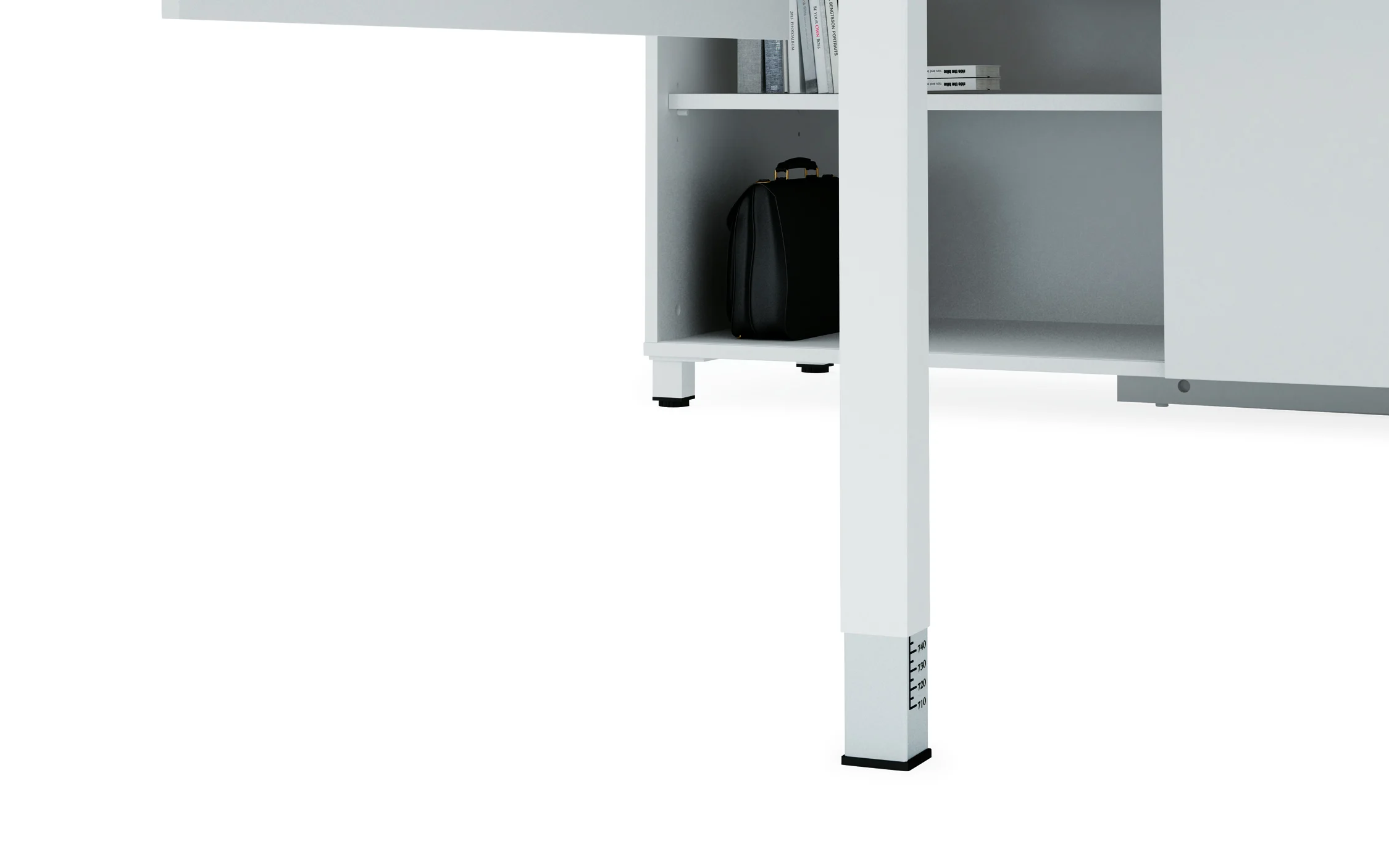 new arrival white color steel frame wholesale office working desk