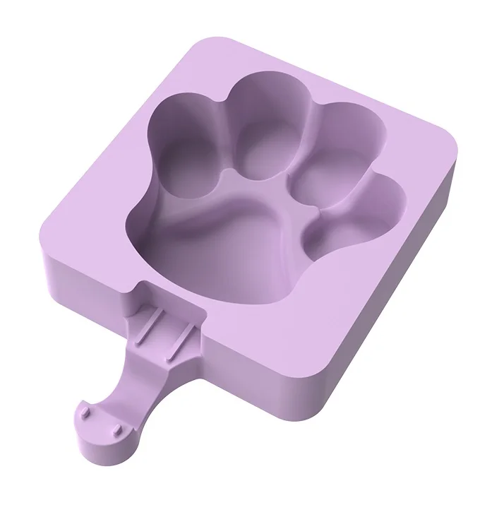 

Hot Sales Purple Appearance Sustainable Ice Cream Silicone Mould for Ice Cream Tools