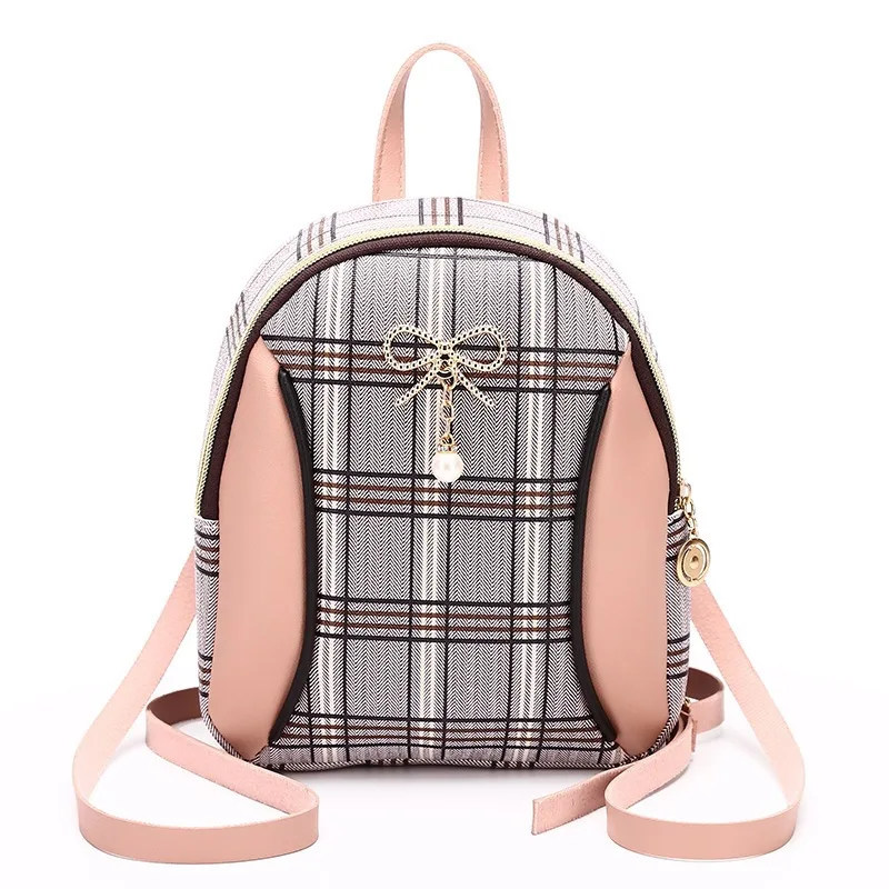 

Hot sale small backpack women's backpack multi function single shoulder slant span small bag fashion women's bag