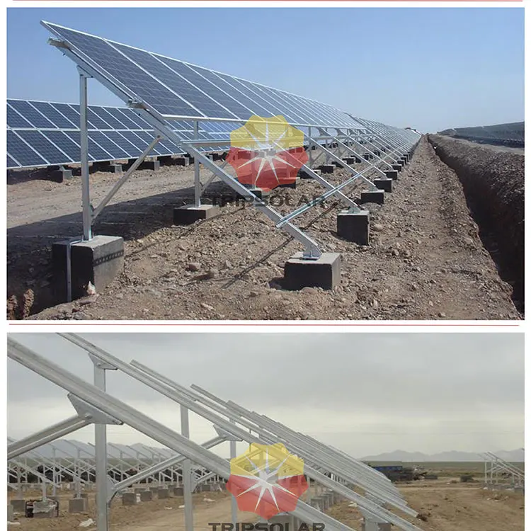 Tripsolar C Channel Steel Ground Solar Panel Mounting Brackets