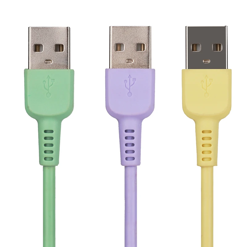 

Somostel manufacture OEM Macaron type-c cable fast charging fast supplier for iphone fro Huawei for Xiaomi, White