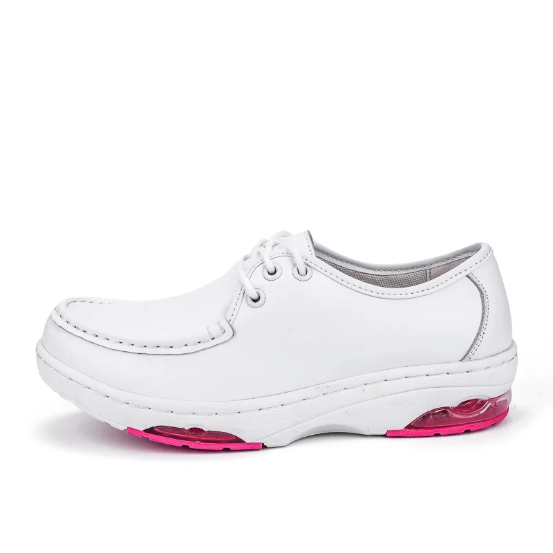 

Women Lightweight Air Cushion Nursing Shoes Comfortable Work Shoes, White