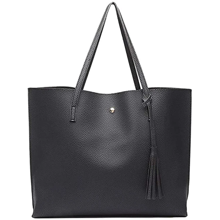 

Qetesh 2021 Top Sell Women Handbag Simplicity Style Top Handle Practical Shoulder Bag, Black