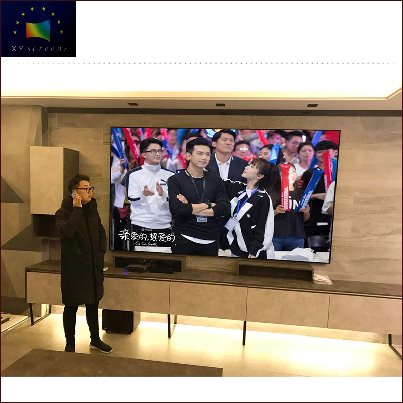 

long throw xy alr screen 4K with 12mm width narrow frame