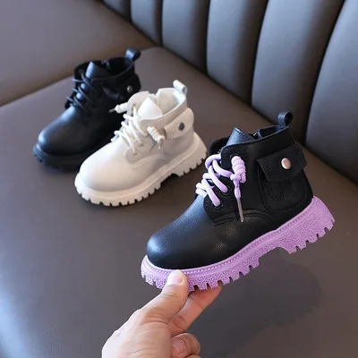 

2021 New Spring Autumn Trending Cool Martin Boots Baby Designer Kids Shoes Infant Toddler Baby Girls Boots, Custom color