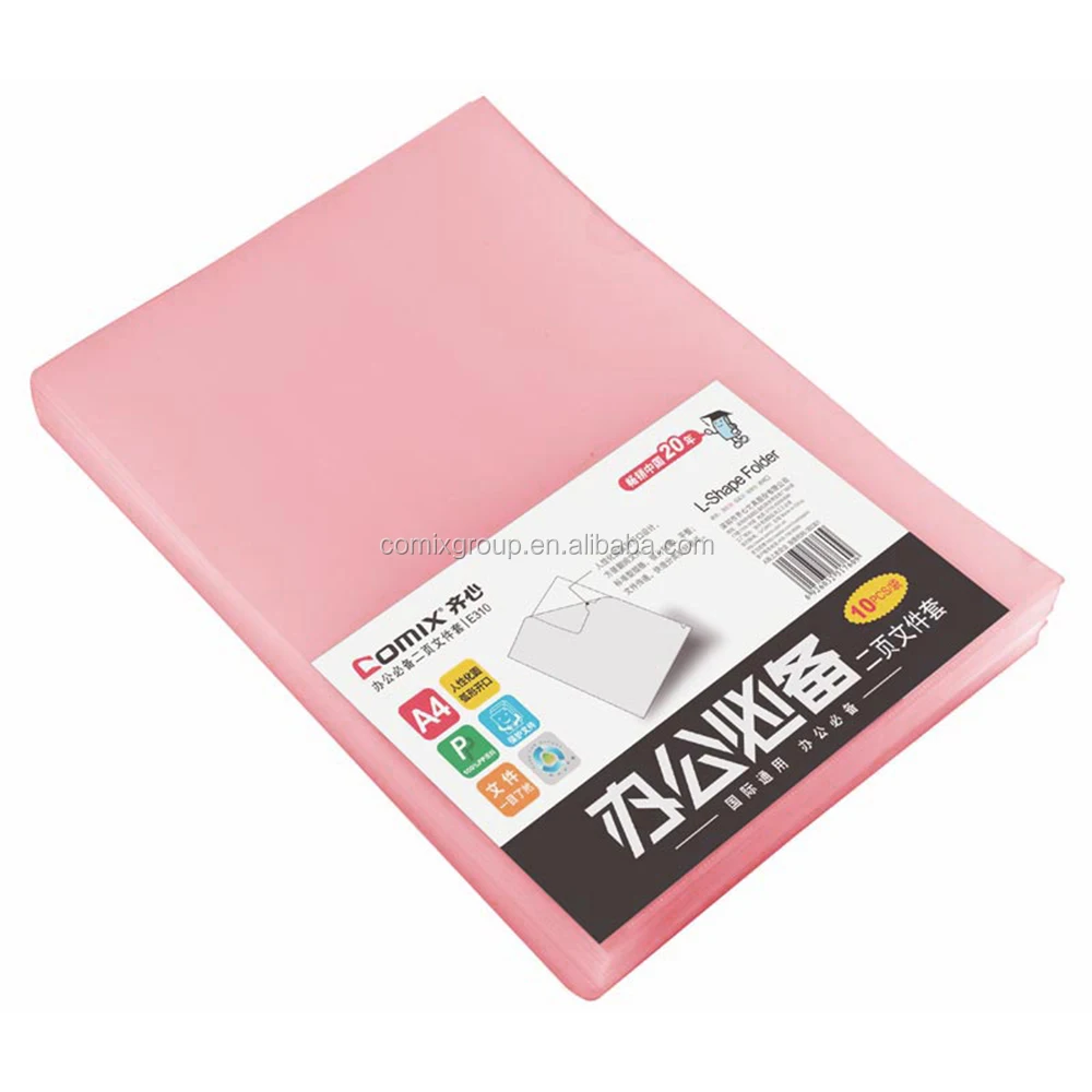 Comix PP Material L Shape File Folder Making Machine