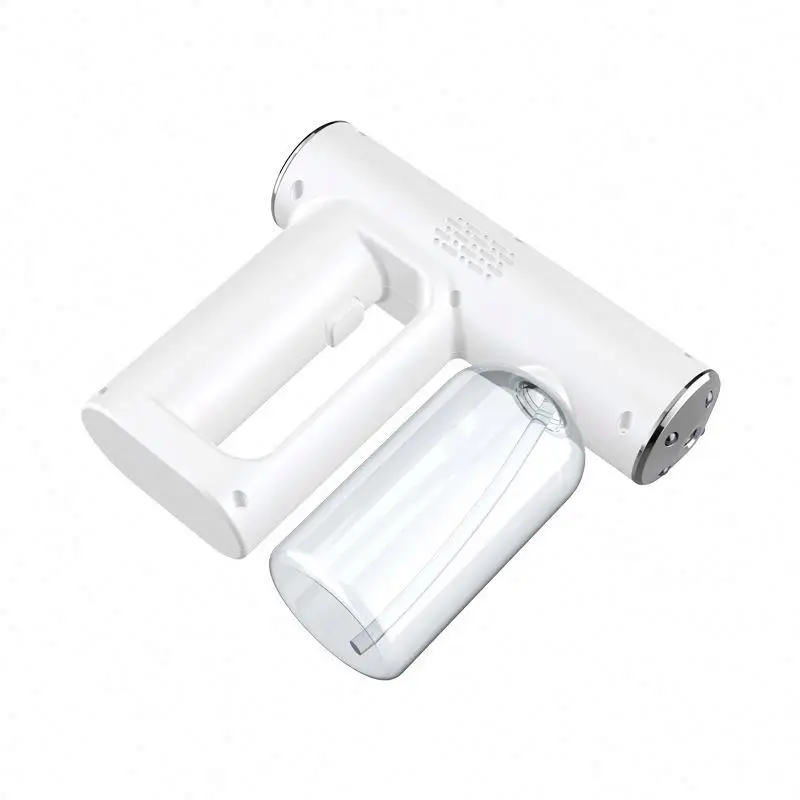 

New Handheld Fogger Machine Wireless Rechargeable Electric Atomizer Smoke Disinfection Blue Ray Portable Nano Spray Gun