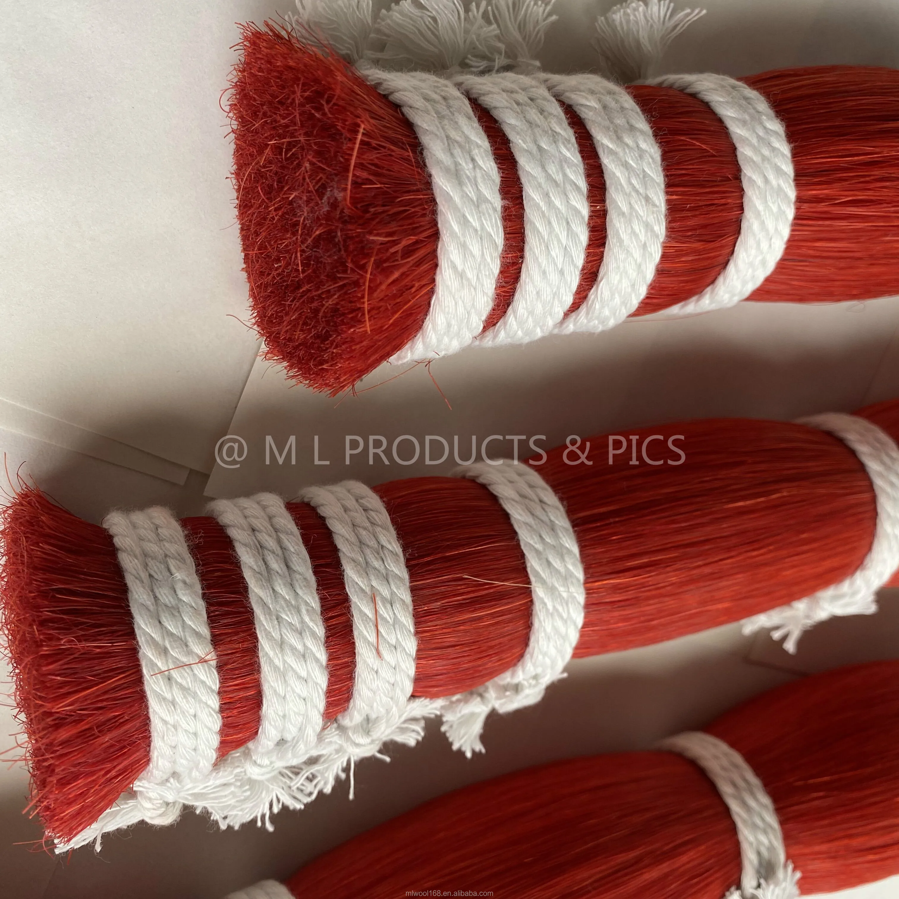 Horse Hair Double Drawn 40cm150cm Dyed Red Color Buy Horse Hair,100