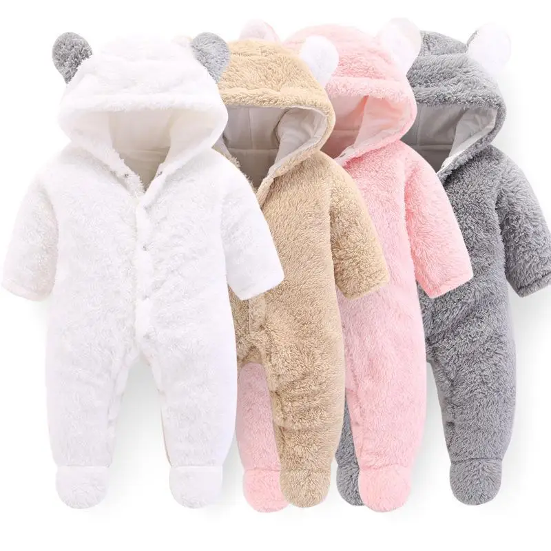 

Wholesale Hot sale Amazon baby clothes, baby clothes girls winter infant clothes hoodie fleeced warm baby boys bodysuit
