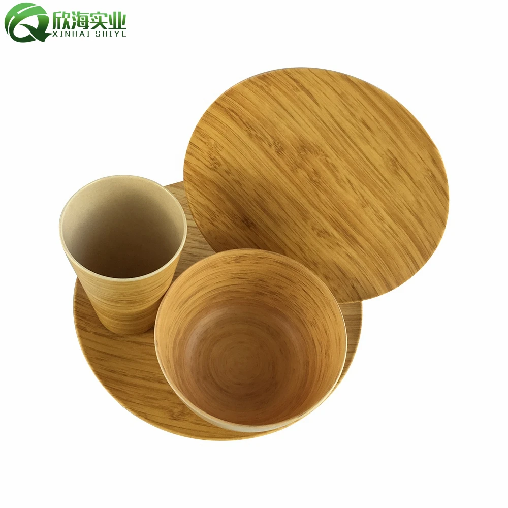 

New eco-friendly and biodegradable bamboo tableware combo set designed in 2021