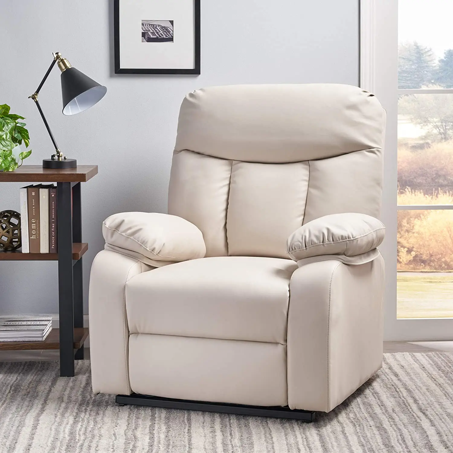 Jky Furniture Zoy Luxury Power Lift Recliner Heated Massage Chair ...