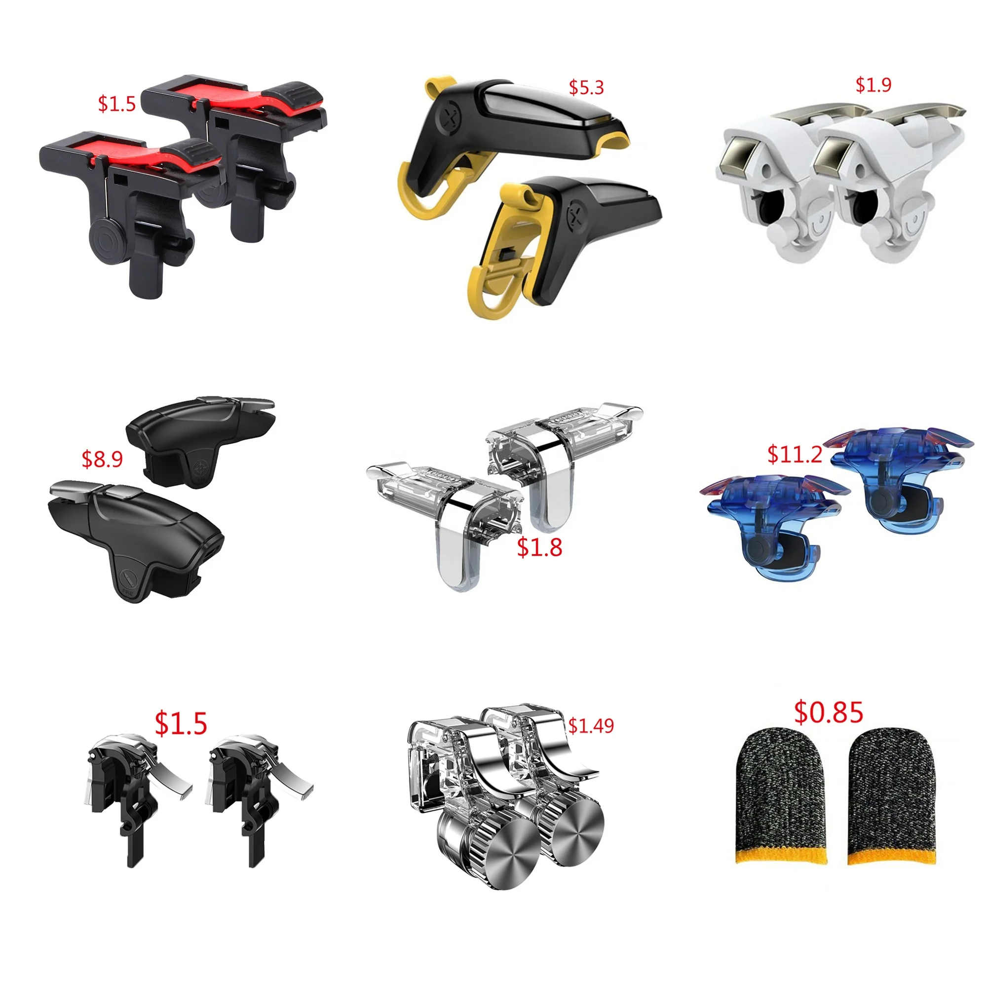 

collection fire key Shooter game Controller mobile phone Gaming Trigger accessories