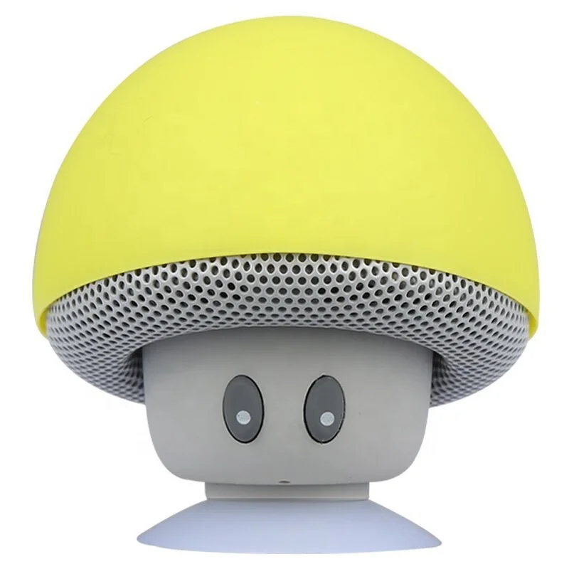 

Factories mini mushroom car holder speaker Portable wireless speaker, Colourful