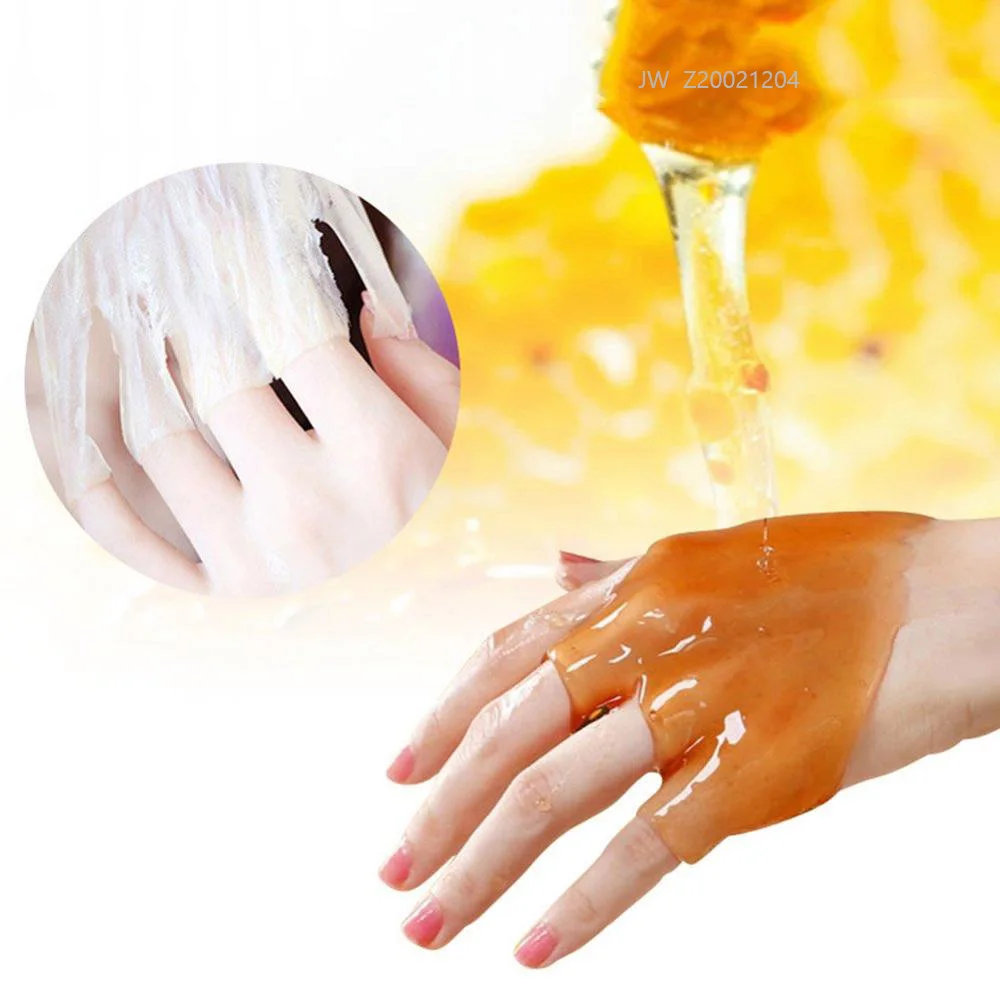 

Wholesale Hands Care Paraffin Milk & Honey Moisturizing Peel Off Hand Wax Mask Hydrating Exfoliating Nourish Whitening Skin