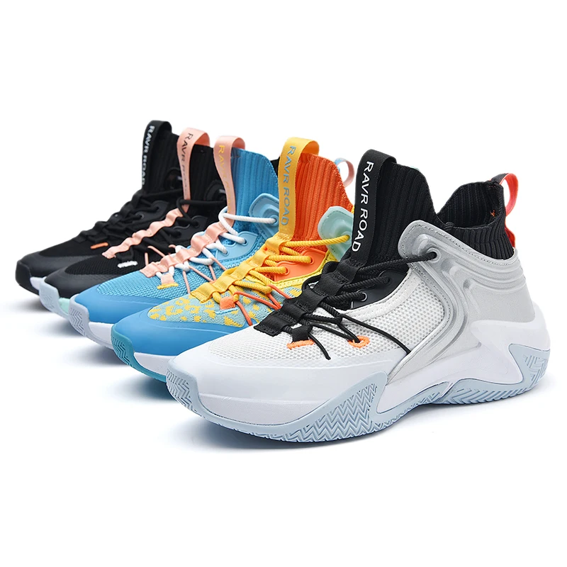 

2021 high quality hot selling basketball Multicolor ventilation shoes casual fashion shock absorption shoes for man