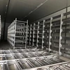 Aluminum mushroom growing shelves with lifting platform metal botton cultivation racks for flowers grow shelving