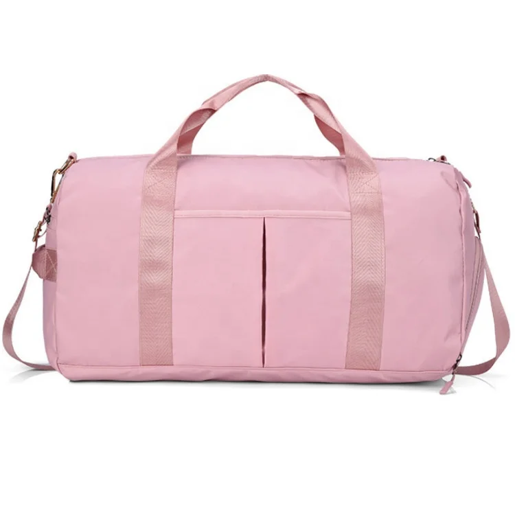 

Amazon Hot Selling Women Pink Waterproof Travel Camping Duffle Bag, 5 color or customized