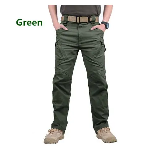 

Stretch Flexible Tactical Cargo Pants Men Quick-dry Combat SWAT Army Military Pants Multi-pockets Thin Paintball Trousers, Three colors