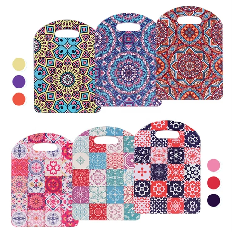 

Free sample OEM custom printing kitchen table decoration placemat ceramic tile hot pot pad trivet mats & pads heat resistant