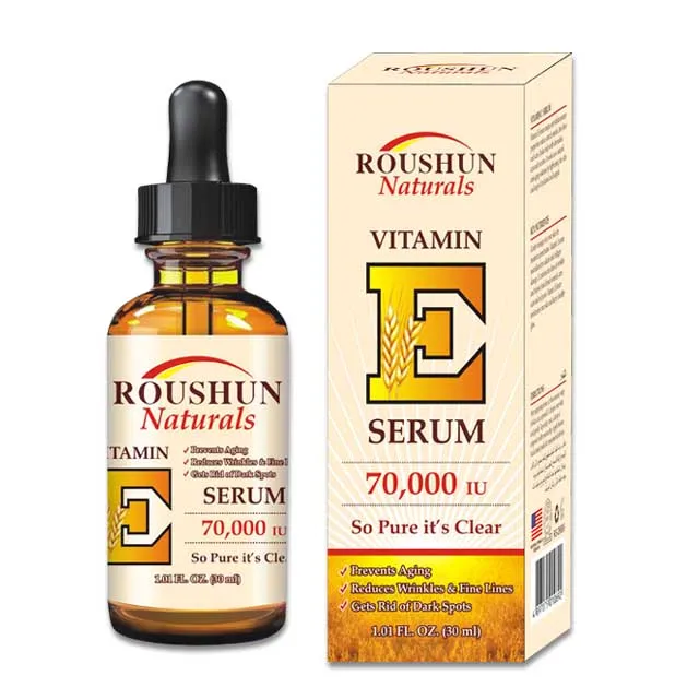 

ROUSHUN Vitamin E Face Serum 100% Natural Ingredient Professional Moisturizing Vitamin E Serum