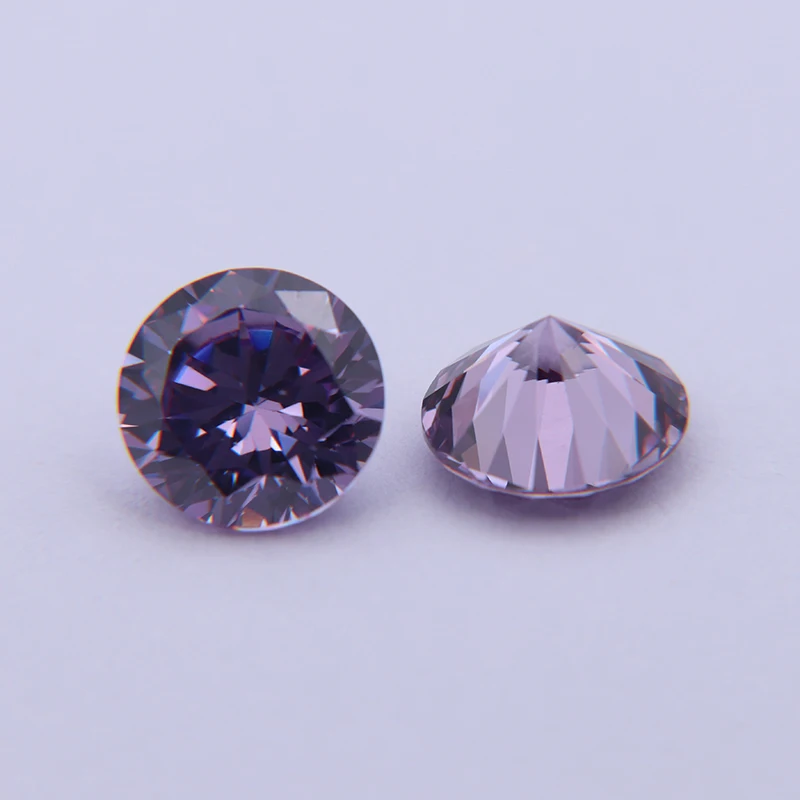 

2mm Round Cubic Zirconia L-Amethyst Brilliant Shape Round Stone
