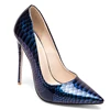NEW design pointed toe thin heel sexy fish scale pattern shoes women high heels pumps