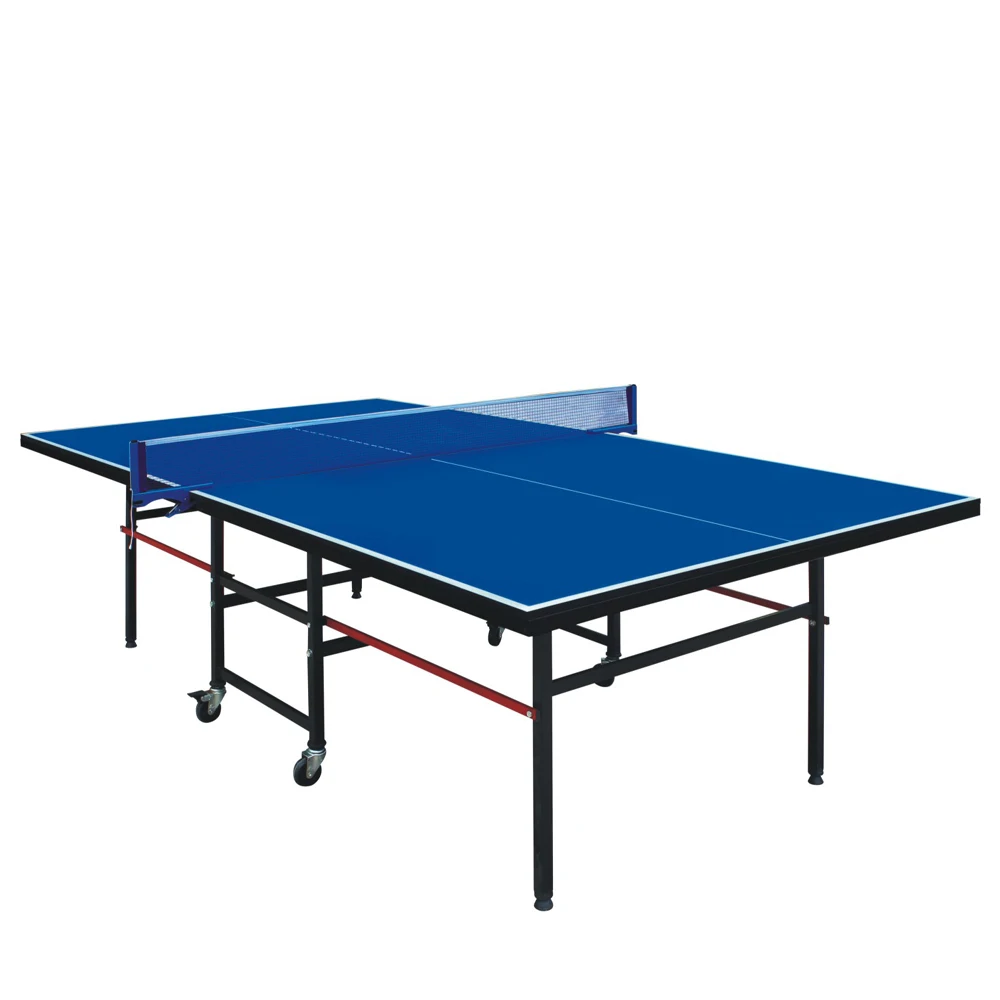

2020 BUY 1%-3%OFF! Factory wholesale durable double folded folding tables indoor pingpong table tennis tables with wheels china