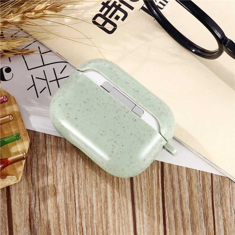 Eco-friendly Wheat straw degradable Earphone Liquid anti fall Shell air pods Earphone i12 tws For apple airpods pro 3 - ANKUX.COM