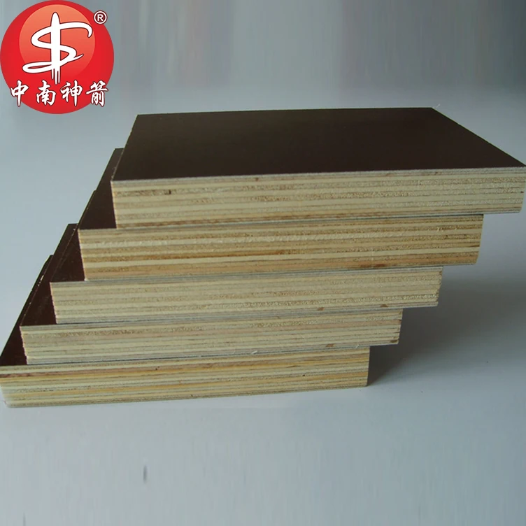 
Hot Pressing Laminated Plywood/ Film Faced Plywood 18mm For Concrete Formwork 
