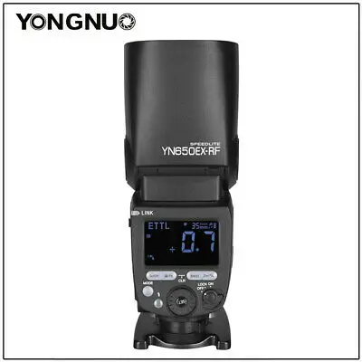 

YONGNUO YN650EX-RF 2.4G Wireless TTL Manual Flash Light Speedlite Camera flash For Canon 650D Camera
