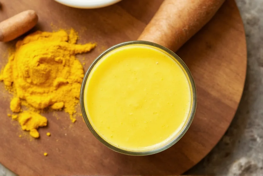 Various turmeric milk recipe variations in different mugs with spice ingredients