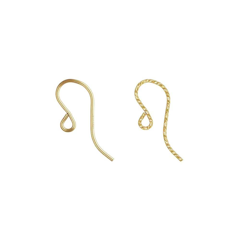 Vintage 14K Gold Filled Sparkle French Ear Wire for Jewellery Making Earring Hooks