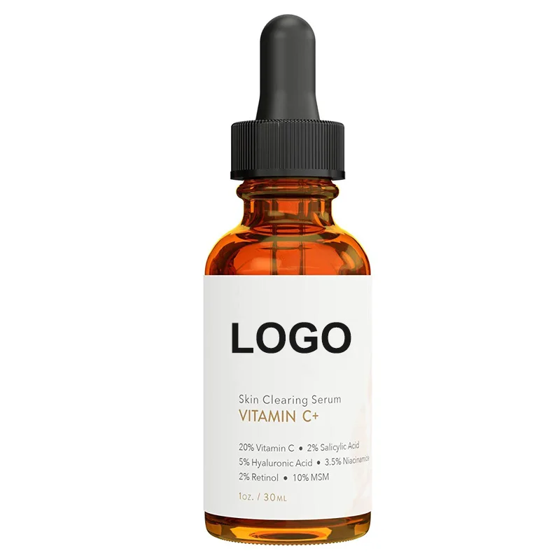 

Natural Vitamin C Serum Anti-Aging Skin Repair Essence Soin Visage Clear Skin Serum Acne Treatment Hyaluronic Acid Face Serum