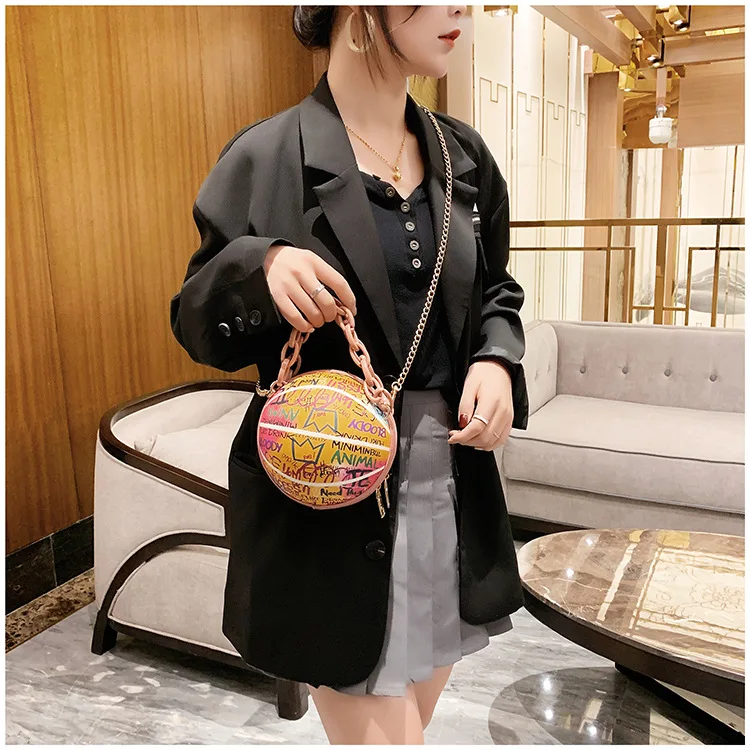 

2021 Trendy Latest Design Ladies jelly Purse Fancy Girls Crossbody Bag women hand bags shoulder basketball women's bag, Picture