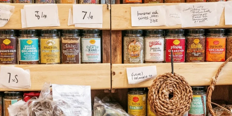 Dried Summer Savory in a Jar